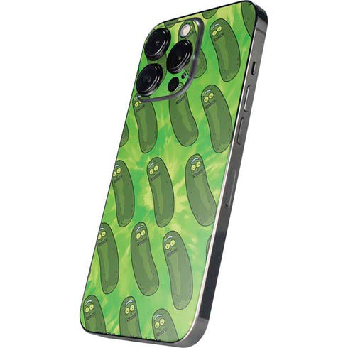 Adult Swim Rick and Morty Pickle Rick Pattern iPhone 13 Pro Max Skin